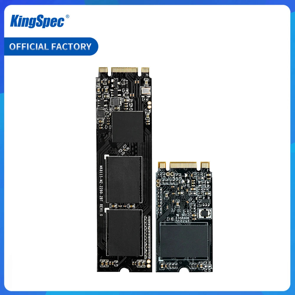 KingSpec M2 NGFF SSD 1TB 512gb 128gb 256 SSD M.2 SATA 2280 2242 HDD 2TB Hard Disk Solid State Drives for Desktop Laptop