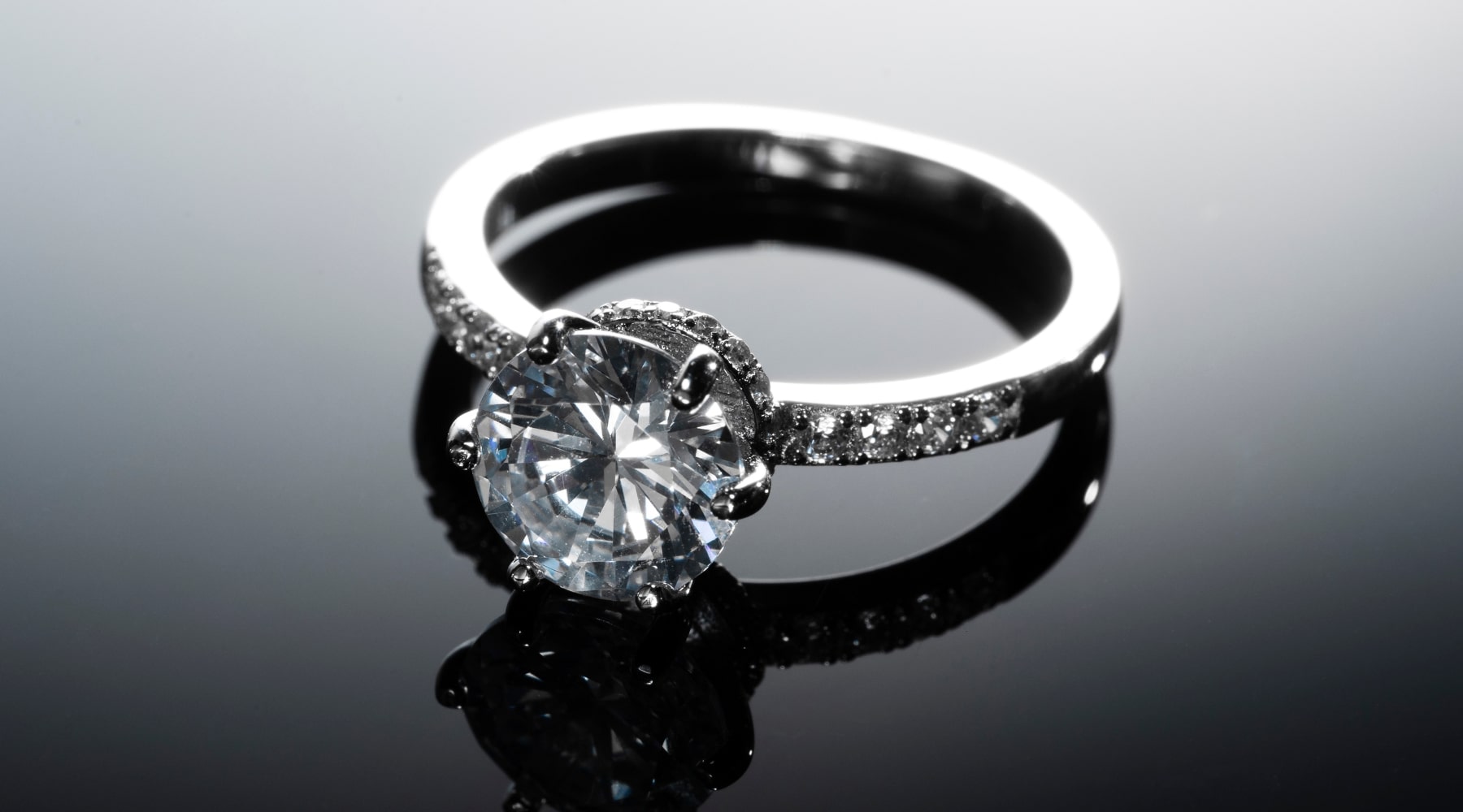 double hidden halo engagement ring