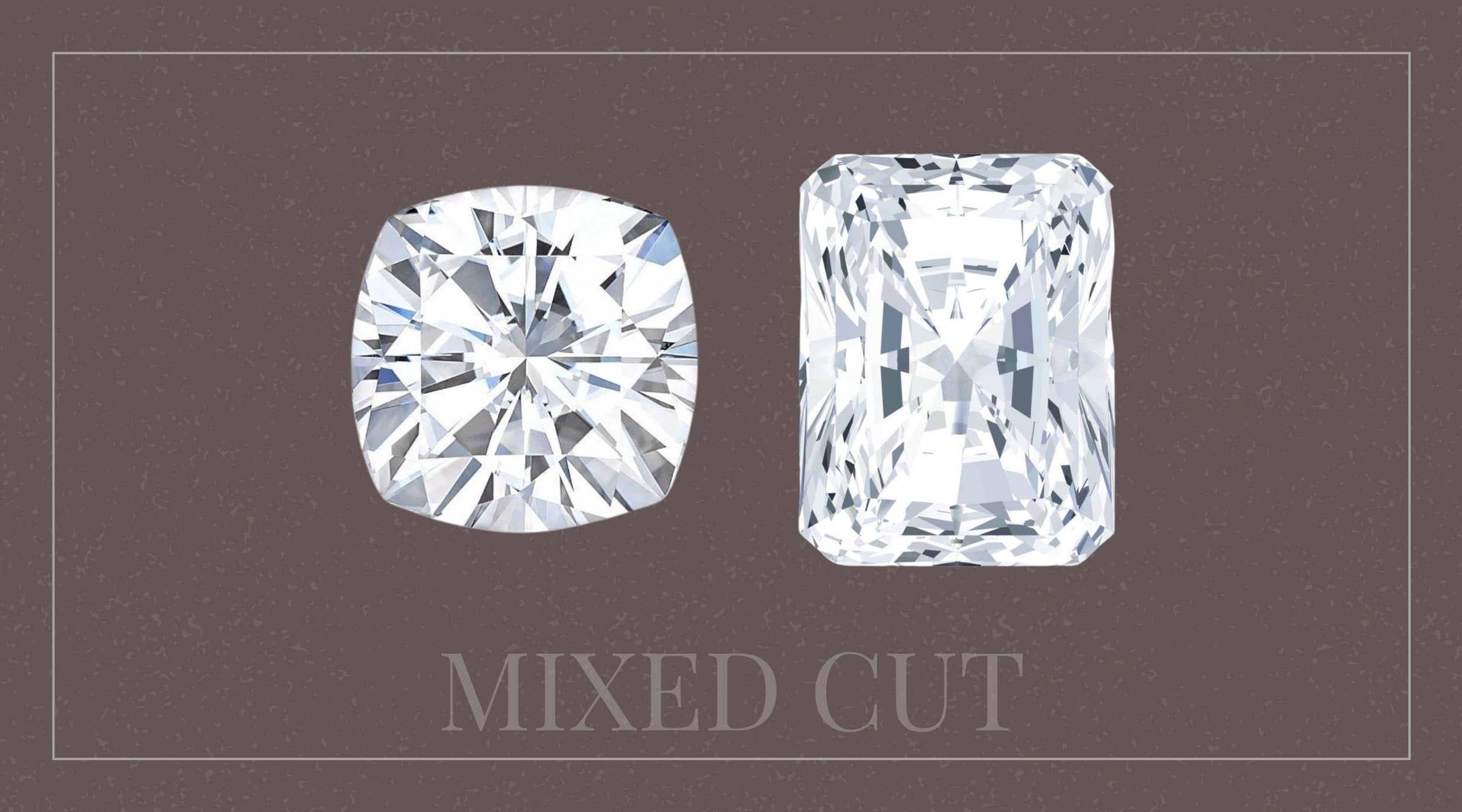 Mixed cut diamonds