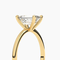 Solitaire engagement ring for her