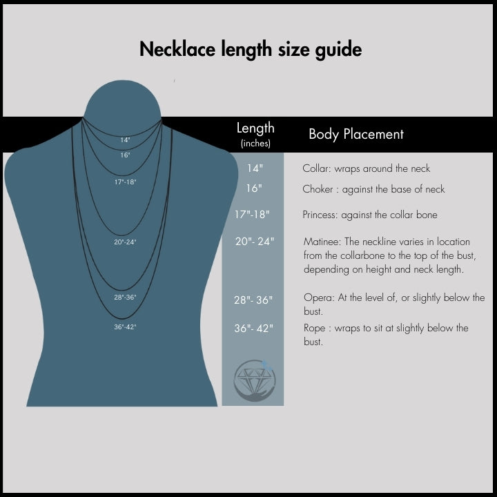 Necklace Size guide