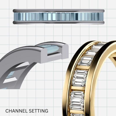 Channel setting CAD image