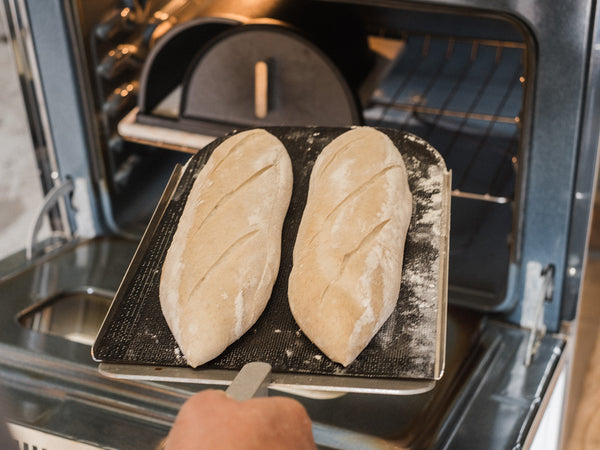 Step 10 making a torpedo from a batard-rested dough