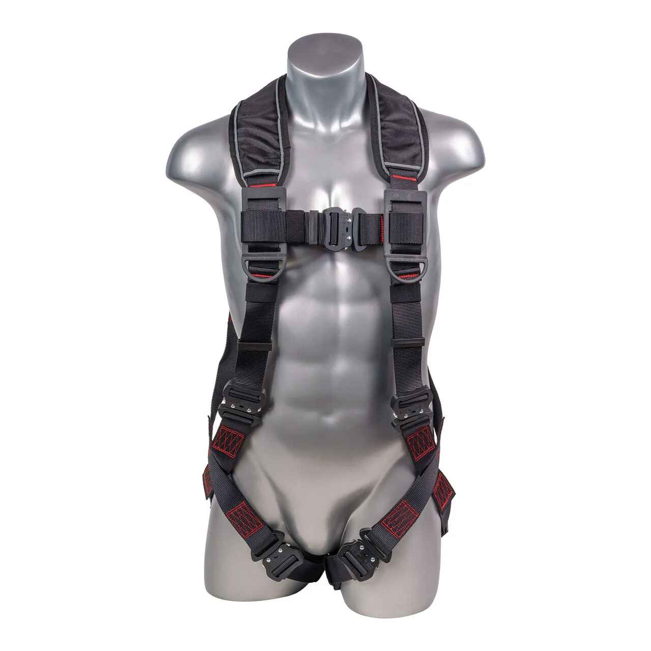 Construction Safety Harness 5 Point, Padded Back & Grommet Legs