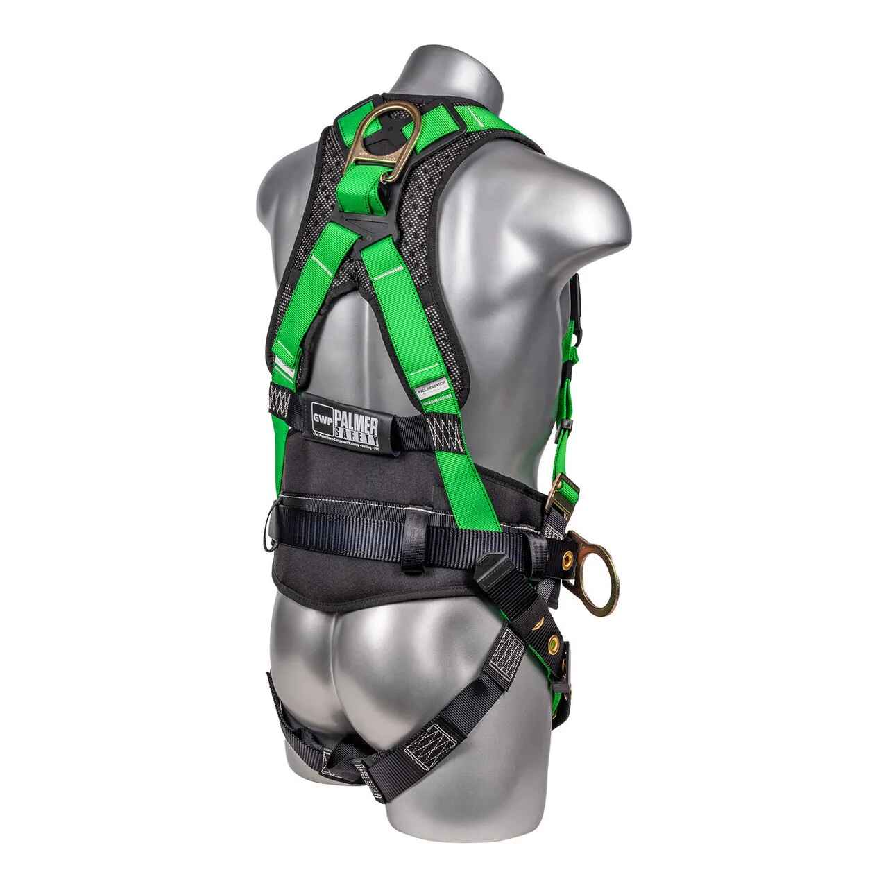 Palmer Safety ATERET Full Body point Harness, Padded Back Support,  Quick-Connect Buckle, Grommet Legs, Back＆Side D-Rings, OSHA ANSI Indu 並行輸入品  登山、クライミング用品