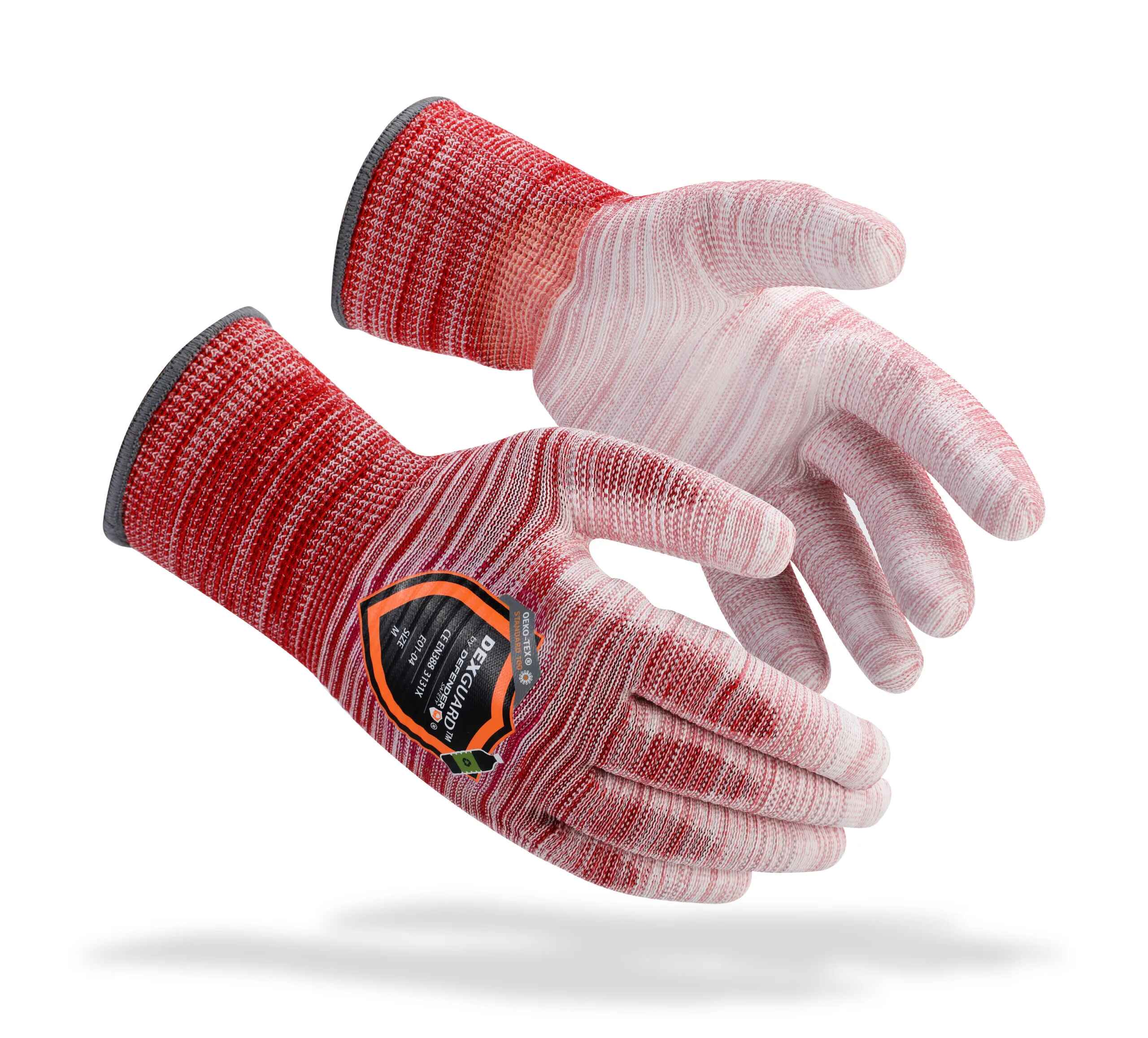 Best Barrier 13 Gauge A4 Cut Resistant Polyurethane Coated Gloves (CA4707)