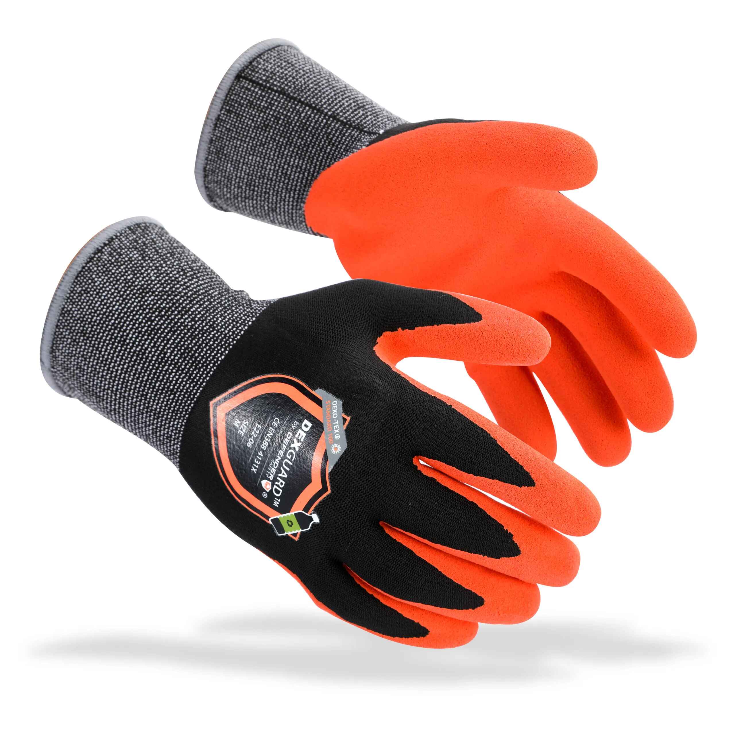 Cut Protection Level A4 Cold Weather Coated Glove - Safety Imprints