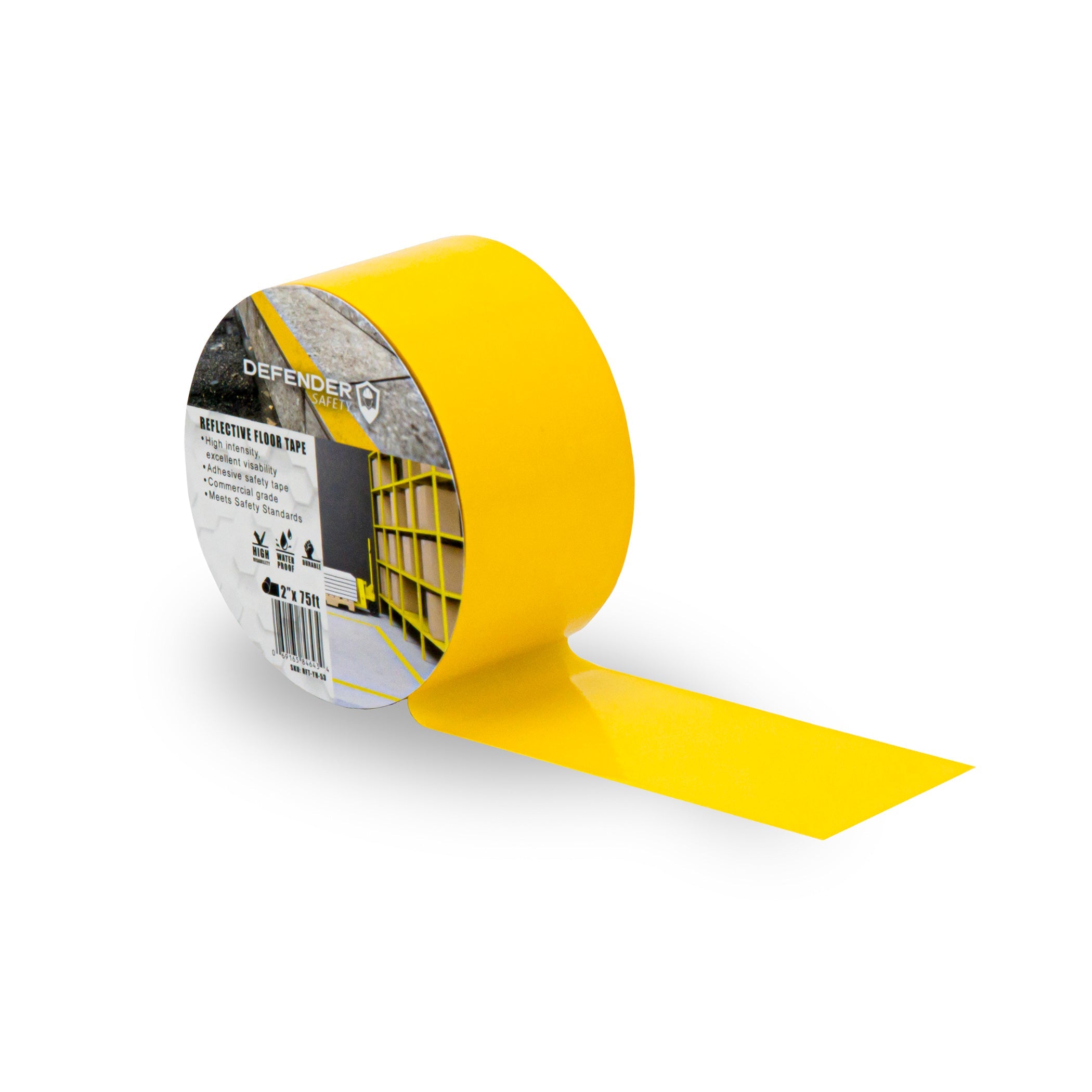 Slipguard Anti-Slip Floor Tape. 60 Grit. Yellow & Black, 2x 15