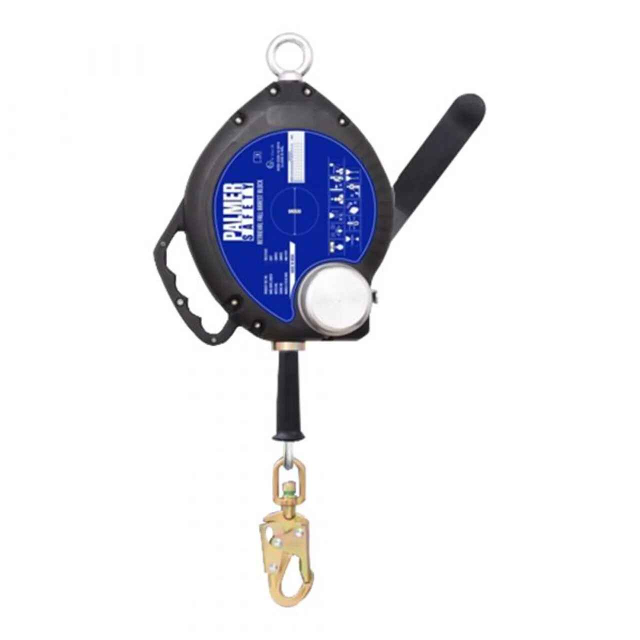 Peakworks Dual Self-Retracting Lifeline,6 ft. V845525006LE, Black