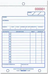 Rediform Carbonless Sales Book 5L528 - Shetler Business Solutions - General Purpose Sales Book