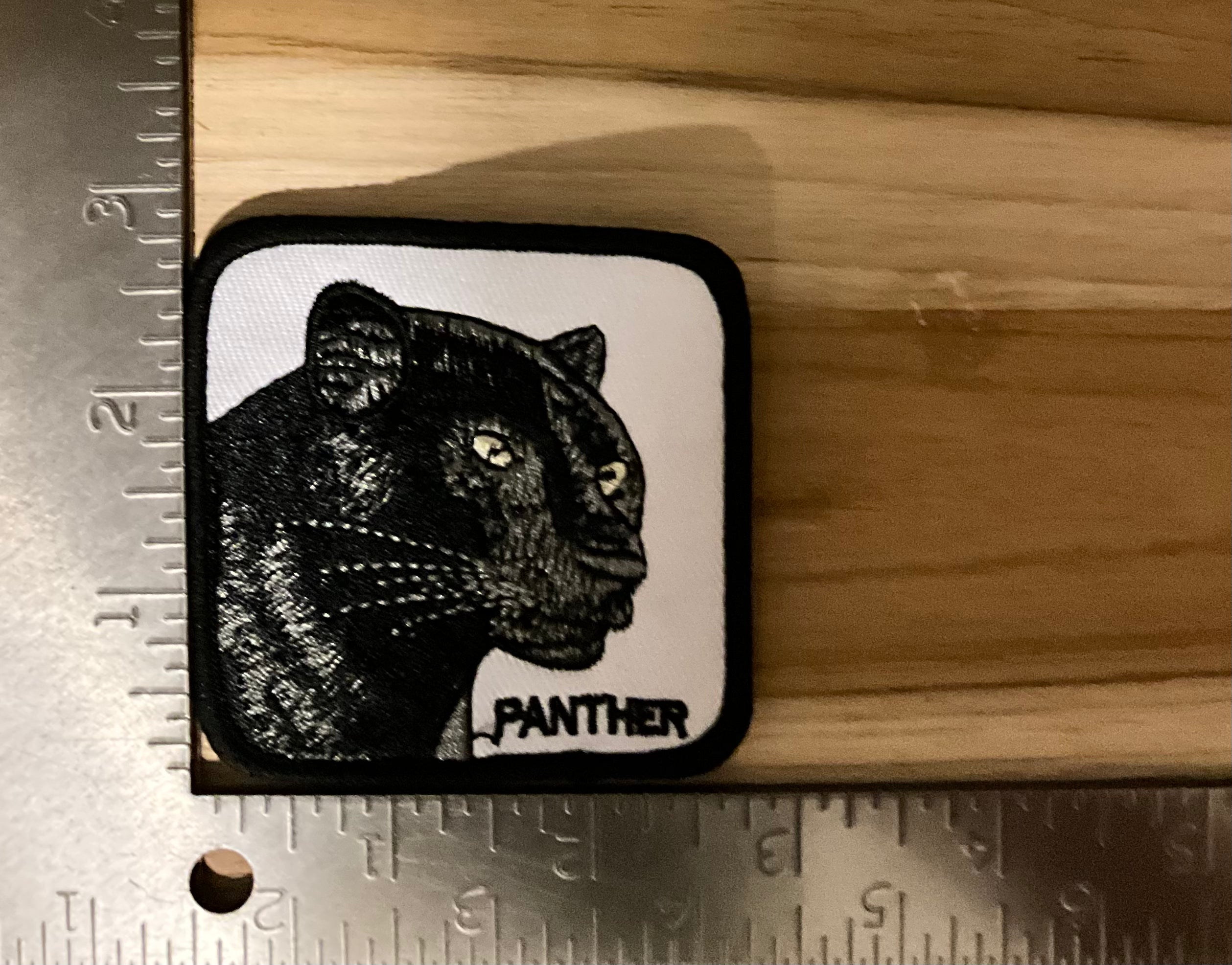 Black panther patch