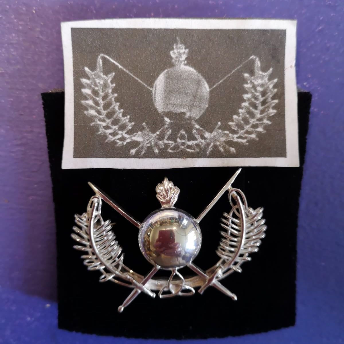 A before and after of the Old Military Brooch - a piece of jewellery restored in Ireland and brought to life.