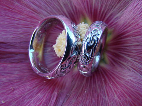 Bespoke Wedding Ring Jewelry. Handcrafted and designed by Elena Brennan Jewellery in Cavan, Ireland.