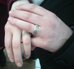 Bespoke Celtic Wedding Bands, Elena Brennan Jewellery