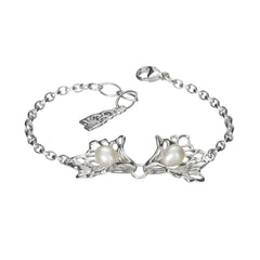 Petals and Pearls Gossamer bracelet, a stylish anniversary gift for a loved one.