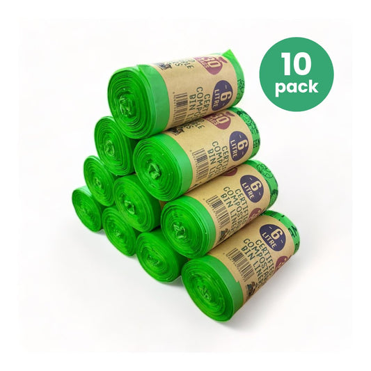 Eco Green Living 6L Compost caddy bags (30 bags) – Berkley Green