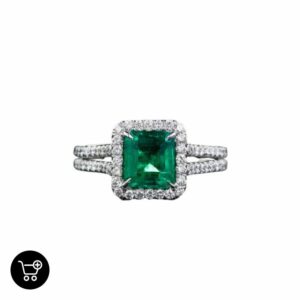 Halo-Emerald-Engagement-Ring