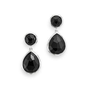 boucles d'oreilles-gouttes-diamant-noir