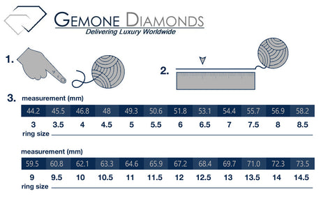 Learn How To Find Your Ring Size With Our Ring Size Chart