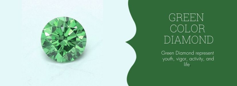 green colored diamond