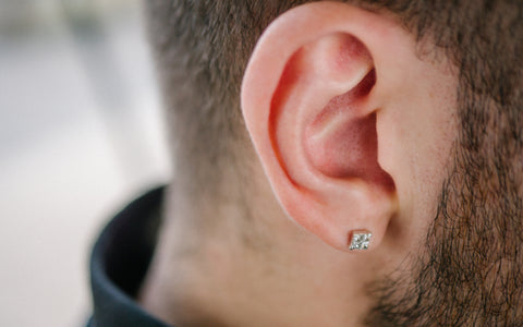 men-stud-earring