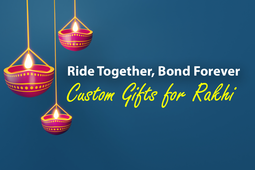 Ride Together, Bond Forever: Custom Gifts for Rakhi | Bike Keychains for Raksha Bandhan