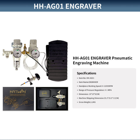 Katway Graver Pneumatic Engraving Machine,HH-AG01