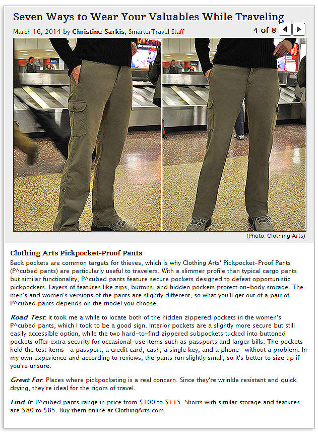 Pick-Pocket Proof Clothing: Do They Work? - TravelUpdate