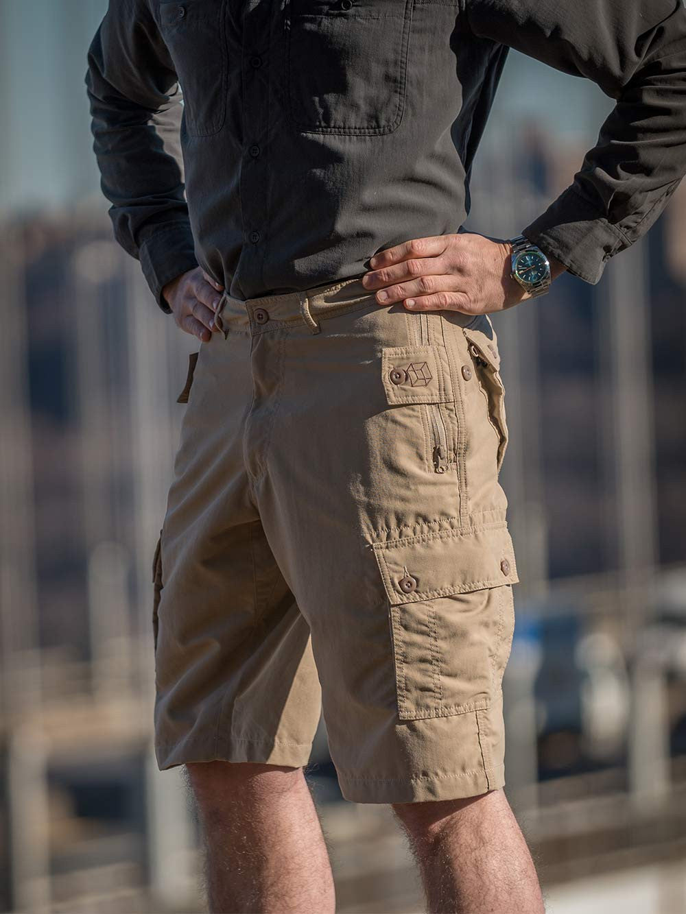 travel pants zipper shorts