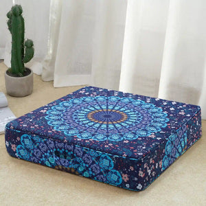 Boho Square Floor Cushion - PrimePatio - Large Cushions For Floor