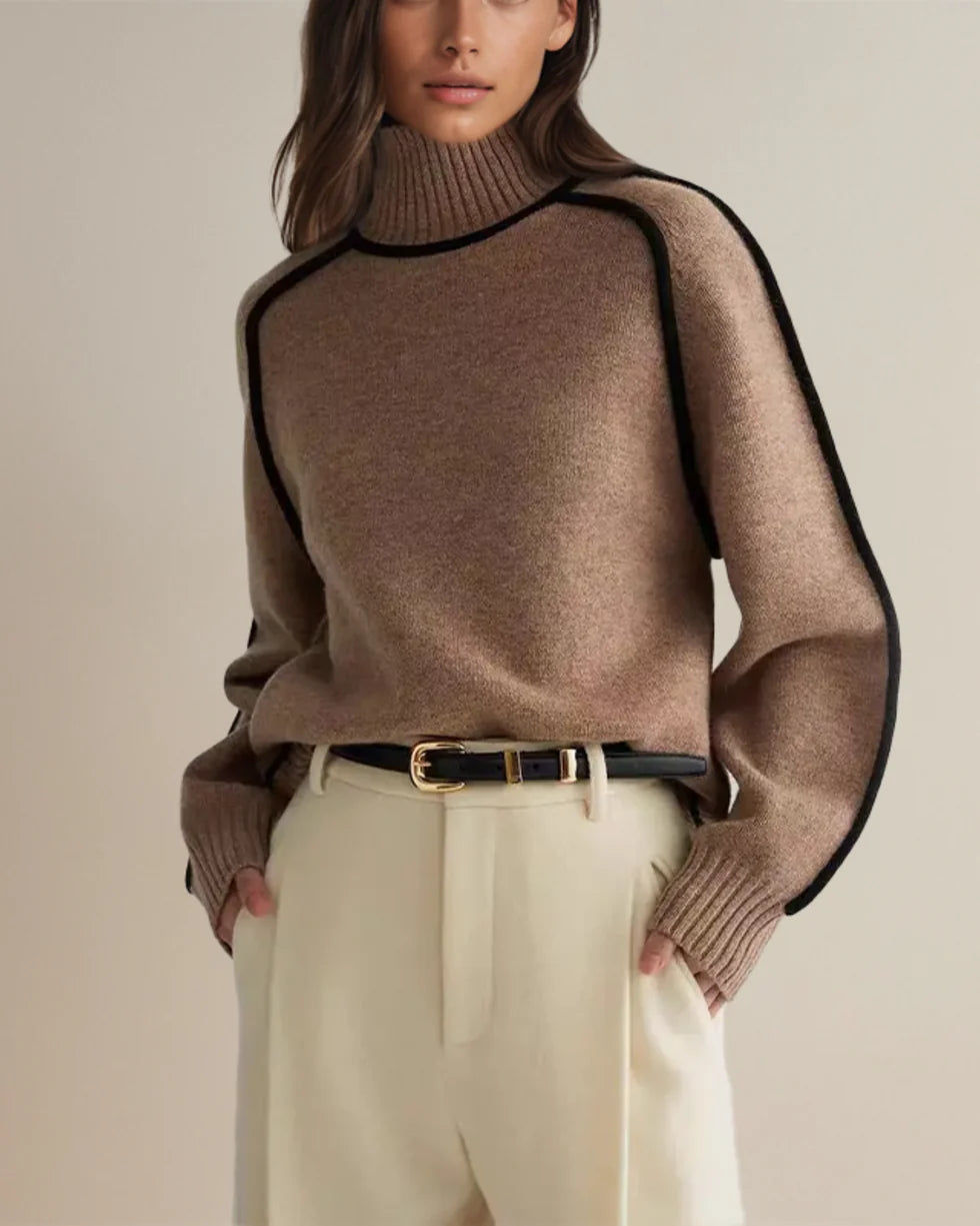 Karina – Eleganter Rollkragenpullover Größe:L Türverkleidungen