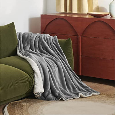 Bedsure Fleece Blankets Twin Size Grey - 300GSM Lightweight Plush Fuzzy  Cozy Soft Twin Blanket for Bed, Sofa, Couch, Travel, Camping, 60x80 inches