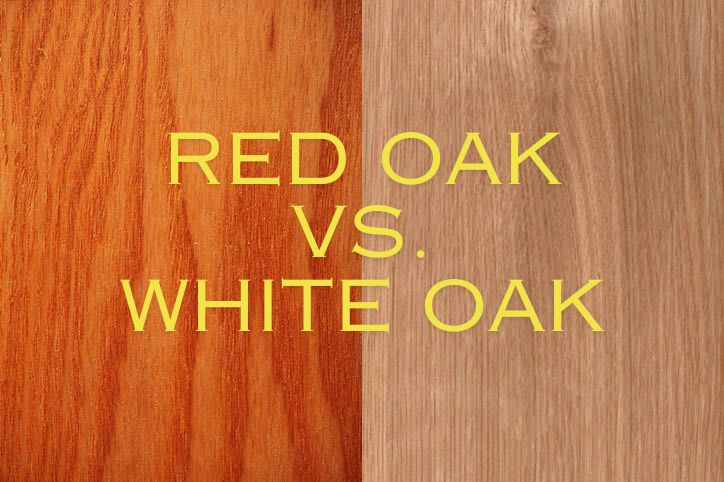 red oak vs white oak flooring