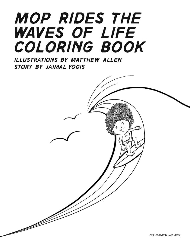 Download Mop Rides The Waves Of Life Coloring Book Matthew Allen Art