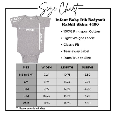 Rabbit Skins Size Chart