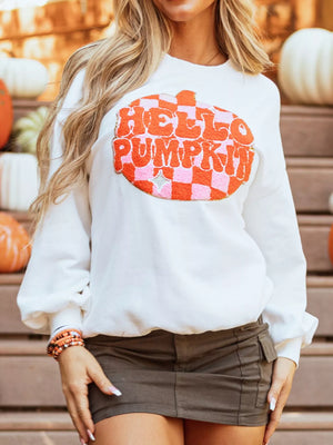 PUMPKIN PATCHED SWEATSHIRT - AllieMac