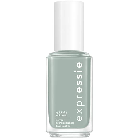 ESSIE - Expressie Quick-Dry Nail Polish, Vegan, Sk8 with Destiny, Soft Grey, Just for Kicks 337, 0.33 Ounce
