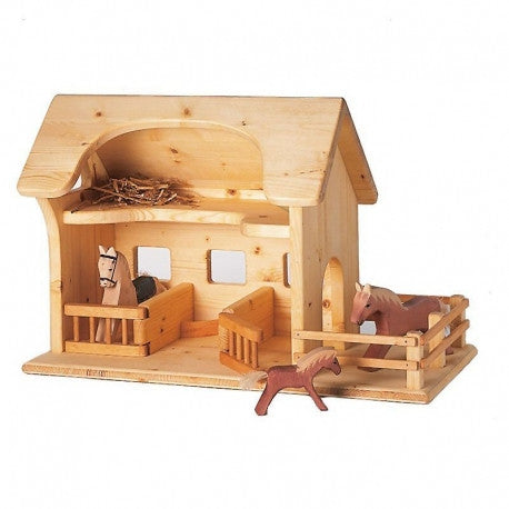 wooden farm set