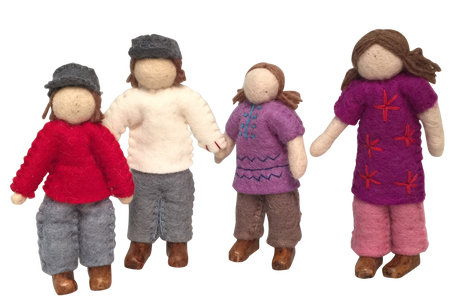 wool felt dolls