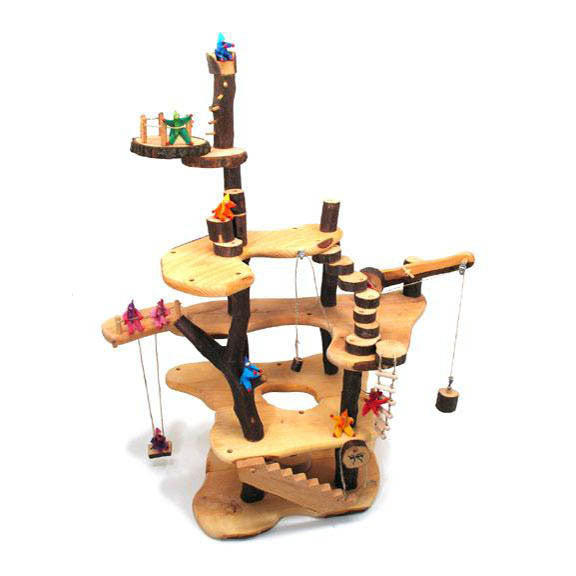 wooden treehouse toy