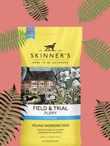 dry skinners puppy food