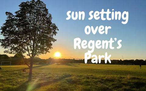 regent's park london sunset