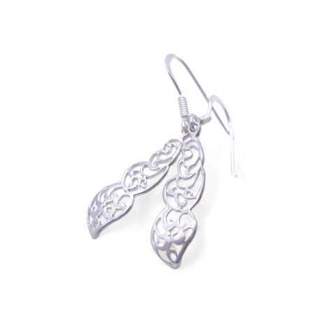 Openwork silver earrings Florentine