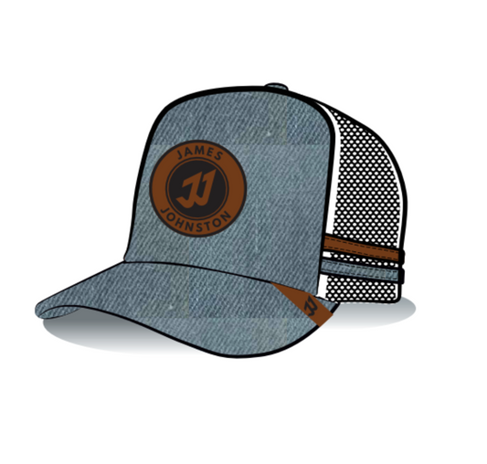 Trucker JJ Cap – Brown/Leather jamesjohnstonmerch