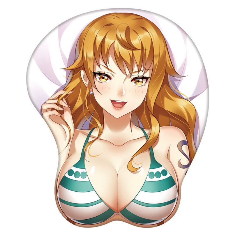 3D Raised Wrist Breast Ass Mouse Pad