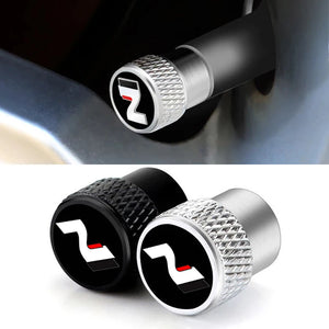 Car Wheel Tire Valve Caps Stem For Hyundai N Line i20 i30 Sonata Tucson Azera Elantra Veloster Kona Santa FE NLine Accessories - Blue nosed bat