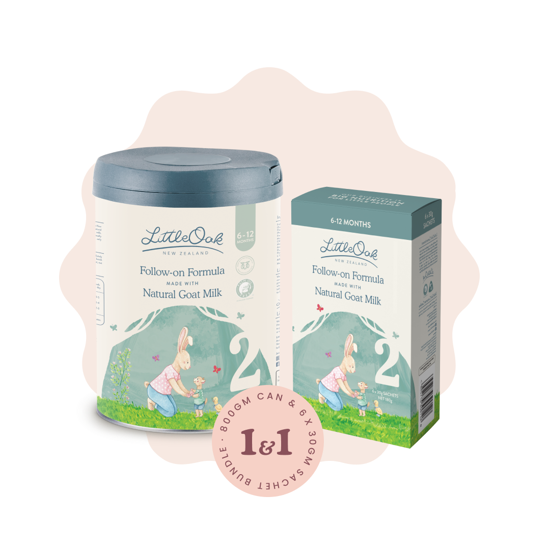 One and One Bundle - Natural Goat Milk Follow-on Formula - The LittleOak Company AU product image