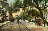 St. Augustine then and now images: King Street beside the plaza