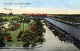 Then & Now in Saint Augustine - Florida East Coast Railroad passenger depot