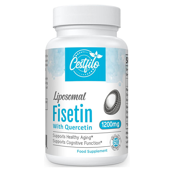 Billede af Liposomal Fisetin med quercetin 60 softgels- Høj dosis 1200 mg